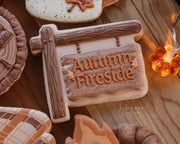 Cookie Cutters - Set for BellaDonna Cookies Class - Autumn Fireside - Set of 5 Cookie Cutters - Online Class not Included - The Sweet Designs Shoppe - TSDS - - ALL,BellaDonna,BellaDonna Cookies,belladonnacookies,campfire,Camping,Christmas / Winter,class,Cookie Cutter,Fall,Fall / Thanksgiving,Halloween / Fall / Thanksgiving,online,Promocode,regular sets,set,sets,STL,thanksgiving,Winter