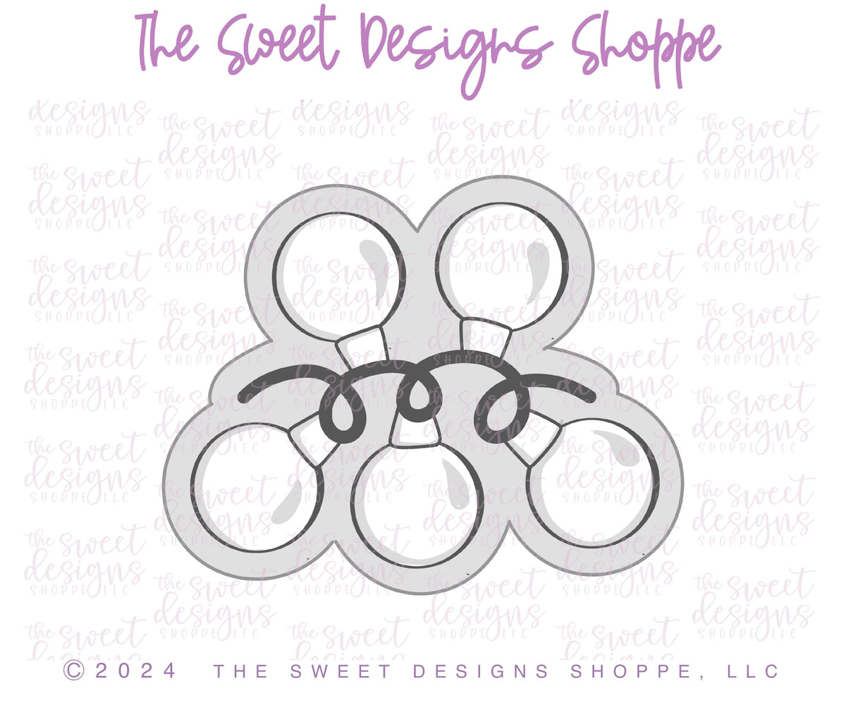 Cookie Cutters - Set for BellaDonna Cookies Class - Pretty in Pink Christmas - Set of 6 Cookie Cutters - Online Class not Included - The Sweet Designs Shoppe - TSDS - - ALL,BellaDonna,BellaDonna Cookies,belladonnacookies,CandyCane,Christmas,Christmas / Winter,Christmas Cookies,class,Cookie Cutter,online,Promocode,regular sets,Reindeer,Rudolph,Santa,Santa Claus,Santa Face,set,sets,STL