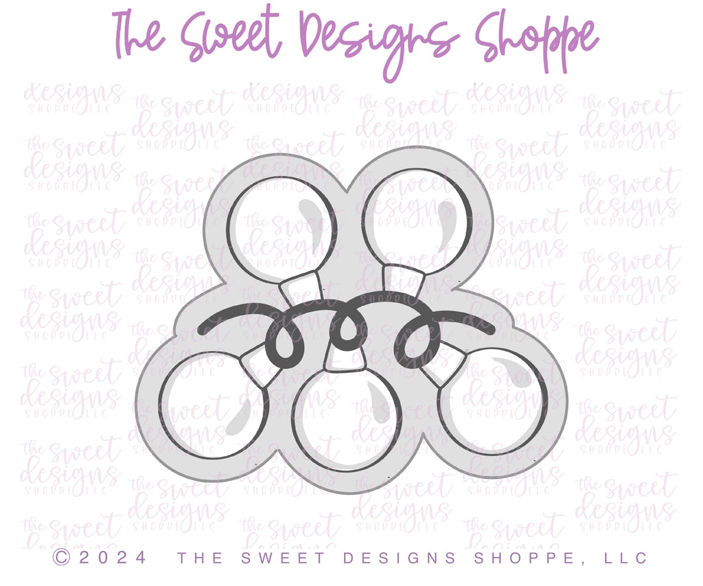 Cookie Cutters - Set for BellaDonna Cookies Class - Pretty in Pink Christmas - Set of 6 Cookie Cutters - Online Class not Included - The Sweet Designs Shoppe - TSDS - - ALL,BellaDonna,BellaDonna Cookies,belladonnacookies,CandyCane,Christmas,Christmas / Winter,Christmas Cookies,class,Cookie Cutter,online,Promocode,regular sets,Reindeer,Rudolph,Santa,Santa Claus,Santa Face,set,sets,STL