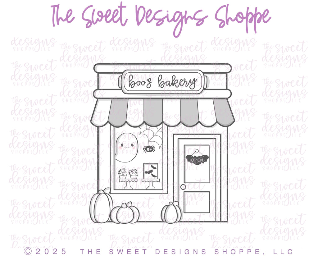 Cookie Cutters - Set for Belladonna Cookies Class - "Spooky Bakery Cookie Workshop" - Set of 6 Cookie Cutters - Online Class not Included - The Sweet Designs Shoppe - TSDS - - ALL,BellaDonna,BellaDonna Cookies,belladonnacookies,class,Cookie Cutter,halloween,Halloween set,Halloween Sets,online,Promocode,regular sets,set,sets,STL