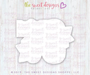 Cookie Cutters - Seventy with Ribbon - Cookie Cutter - The Sweet Designs Shoppe - TSDS - - 70,Accesories,ALL,Birthday,Cookie Cutter,Fonts,kids,Lettering,letters and numbers,number,Promocode,setenta,seventy,STL