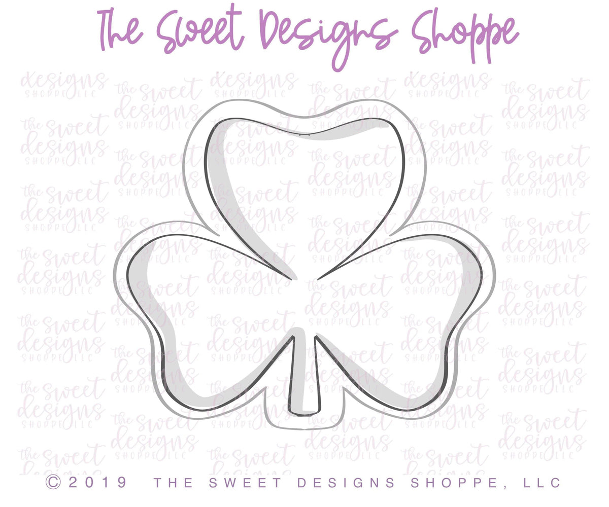 Cookie Cutters - Shamrock - Cookie Cutter - The Sweet Designs Shoppe - TSDS - - ALL,celebration,Clover,Cookie Cutter,Holiday,Nature,patrick,patrick's,Promocode,ST PATRICK,St. Pat,St. Patricks,STL