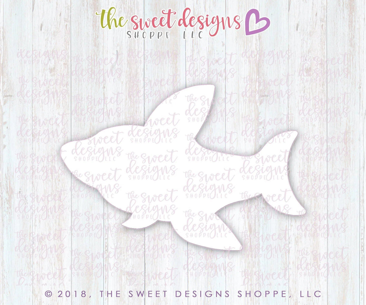 Cookie Cutters - Shark - Cookie Cutter - The Sweet Designs Shoppe - TSDS - - ALL,Animal,animals,beach,Cookie Cutter,Fantasy,pool,Promocode,R,STL,summer,T,under the sea