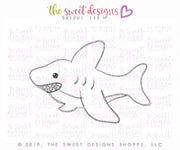 Cookie Cutters - Shark - Cookie Cutter - The Sweet Designs Shoppe - TSDS - - ALL,Animal,animals,beach,Cookie Cutter,Fantasy,pool,Promocode,R,STL,summer,T,under the sea