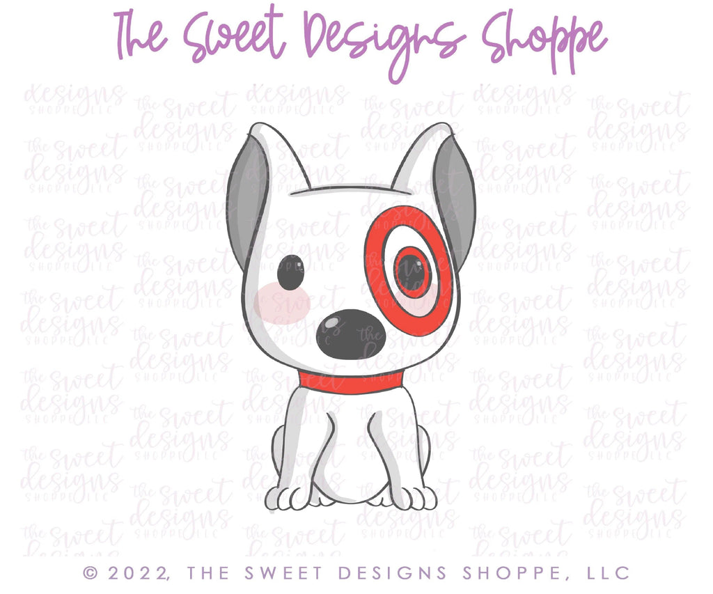 Cookie Cutters - Shopping Dog - Cookie Cutter - The Sweet Designs Shoppe - - ALL, Animal, Animals, Animals and Insects, Cookie Cutter, dog, dog face, dogface, Misc, Miscelaneous, Miscellaneous, Promocode, Target