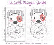 Cookie Cutters - Shopping Dog Top - Cookie Cutter - The Sweet Designs Shoppe - TSDS - - ALL,Animal,Animals,Animals and Insects,Cookie Cutter,dog,dog face,dogface,Promocode,shopping,STL,Target,valentine,valentines