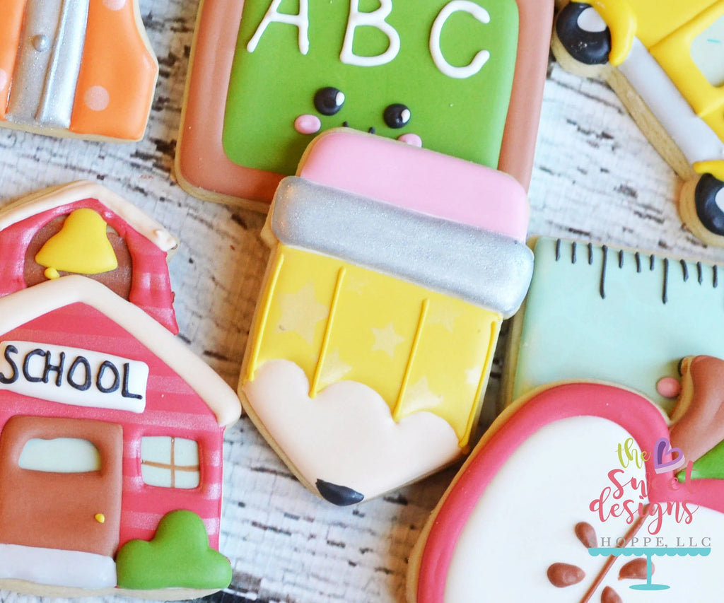 Cookie Cutters - Short Chubby Pencil V2 - Cookie Cutter - The Sweet Designs Shoppe - TSDS - - ALL,building,Cookie Cutter,Customize,Grad,graduations,Promocode,School,School / Graduation,STL