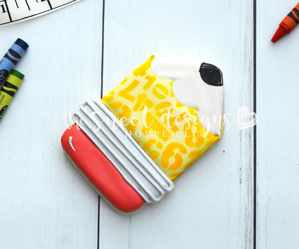 Cookie Cutters - Short Chubby Pencil V2 - Cookie Cutter - The Sweet Designs Shoppe - TSDS - - ALL,building,Cookie Cutter,Customize,Grad,graduations,Promocode,School,School / Graduation,STL