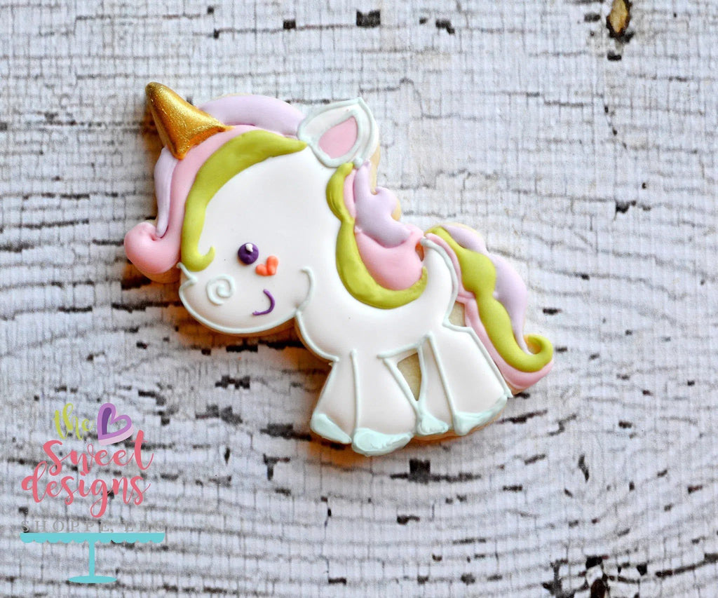 Cookie Cutters - Side Unicorn v2- Cookie Cutter - Sweet Designs Shoppe - - ALL, Animal, Cookie Cutter, Decoration, fantasy, Kids / Fantasy, Promocode, Valentines