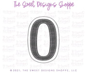 Cookie Cutters - Simple 0 - Cookie Cutter - The Sweet Designs Shoppe - TSDS - - ALL,Birthday,Cookie Cutter,Font,Fonts,kid,kids,Lettering,letters and numbers,number,numbers,NumberSet,Promocode,series015,STL,text