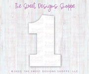 Cookie Cutters - Simple 1 - Cookie Cutter - The Sweet Designs Shoppe - TSDS - - ALL,Birthday,Cookie Cutter,Font,Fonts,kid,kids,Lettering,letters and numbers,number,numbers,NumberSet,Promocode,series015,STL,text