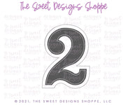 Cookie Cutters - Simple 2 - Cookie Cutter - The Sweet Designs Shoppe - TSDS - - ALL,Birthday,Cookie Cutter,Font,Fonts,kid,kids,Lettering,letters and numbers,number,numbers,NumberSet,Promocode,series015,STL,text