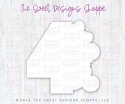 Cookie Cutters - Simple 4th of July Plaque - Cookie Cutter - The Sweet Designs Shoppe - TSDS - - 4th,4th July,4th of July,ALL,Cookie Cutter,handlettering,Patriotic,Patriotric,Plaque,Plaques,PLAQUES HANDLETTERING,Promocode,STL,USA