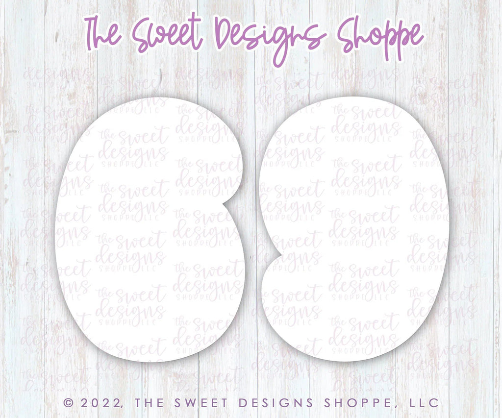 Cookie Cutters - Simple 6 and/or 9 - Single Cookie Cutter - The Sweet Designs Shoppe - - ALL, Birthday, Cookie Cutter, Font, Fonts, kid, kids, letters and numbers, number, numbers, NumberSet, Promocode, series015, text