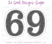 Cookie Cutters - Simple 6 and/or 9 - Single Cookie Cutter - The Sweet Designs Shoppe - TSDS - - ALL,Birthday,Cookie Cutter,Font,Fonts,kid,kids,Lettering,letters and numbers,number,numbers,NumberSet,Promocode,series015,STL,text