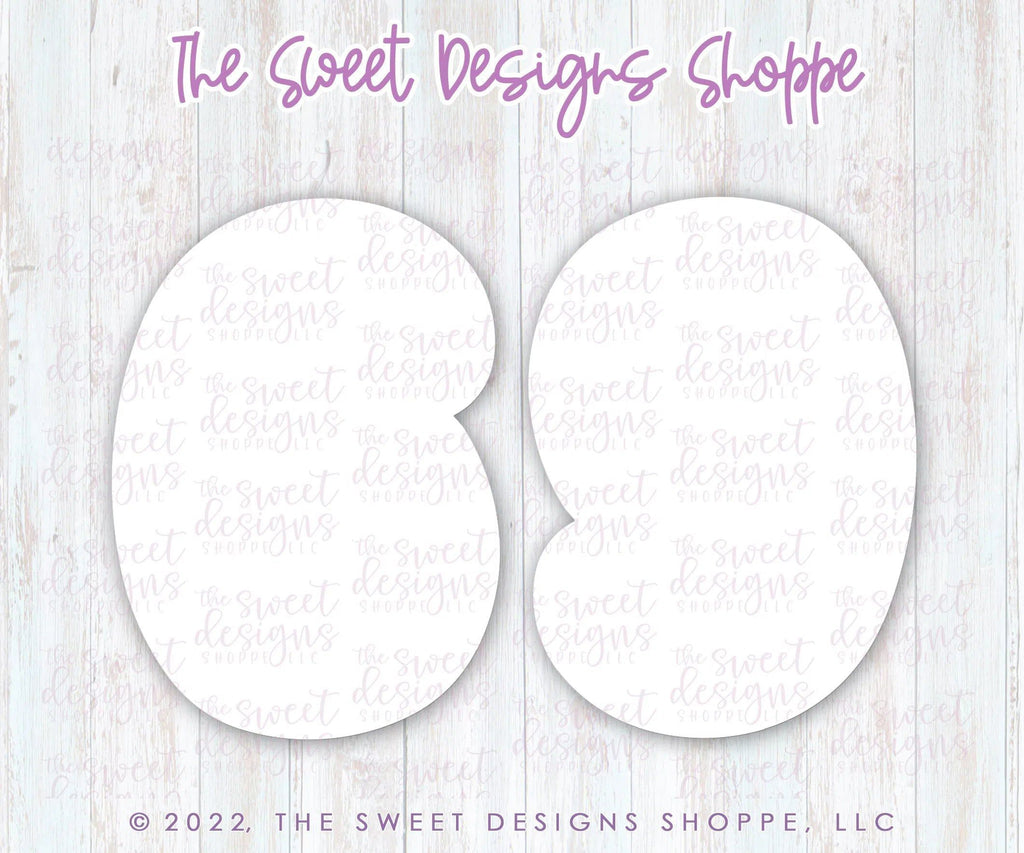 Cookie Cutters - Simple 6 and/or 9 - Single Cookie Cutter - The Sweet Designs Shoppe - TSDS - - ALL,Birthday,Cookie Cutter,Font,Fonts,kid,kids,Lettering,letters and numbers,number,numbers,NumberSet,Promocode,series015,STL,text