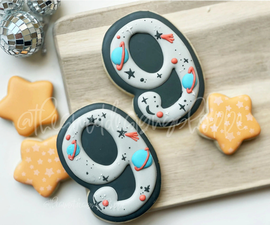 Cookie Cutters - Simple 6 and/or 9 - Single Cookie Cutter - The Sweet Designs Shoppe - TSDS - - ALL,Birthday,Cookie Cutter,Font,Fonts,kid,kids,Lettering,letters and numbers,number,numbers,NumberSet,Promocode,series015,STL,text