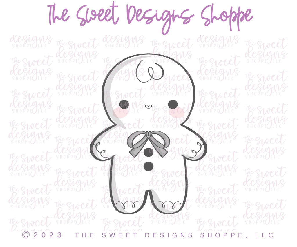 Cookie Cutters - Simple Advent Gingerboy - Cookie Cutter - The Sweet Designs Shoppe - TSDS - - advent,Advent Calendar,ALL,Christmas,Christmas / Winter,Christmas Cookies,Cookie Cutter,Ginger bread,Gingerboy,gingerbread,modern,Promocode,STL