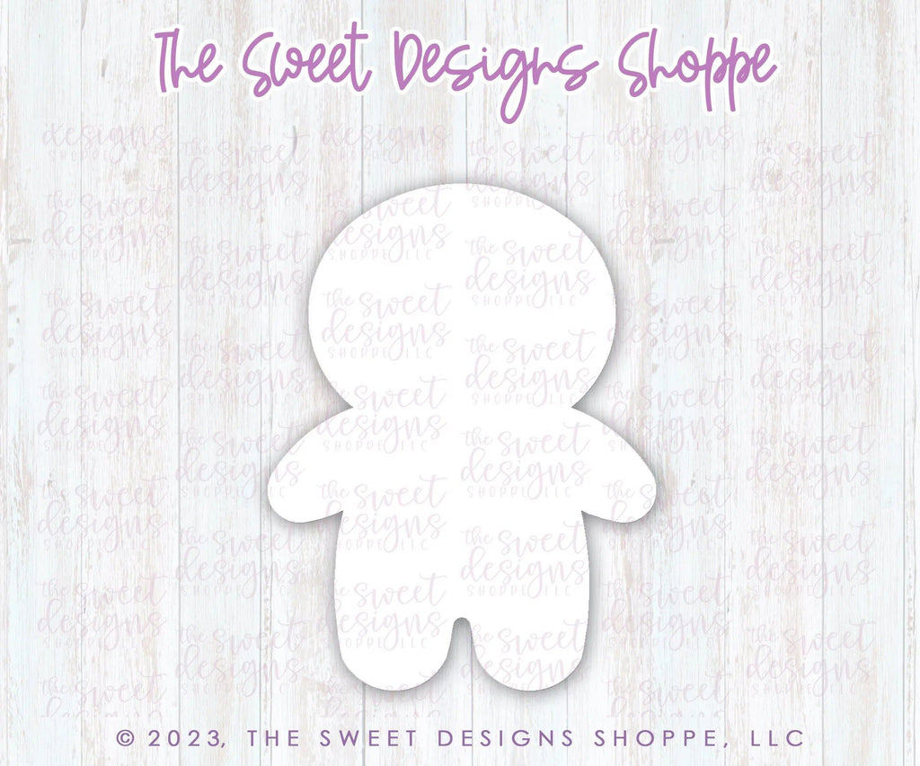 Cookie Cutters - Simple Advent Gingerboy - Cookie Cutter - The Sweet Designs Shoppe - TSDS - - advent,Advent Calendar,ALL,Christmas,Christmas / Winter,Christmas Cookies,Cookie Cutter,Ginger bread,Gingerboy,gingerbread,modern,Promocode,STL