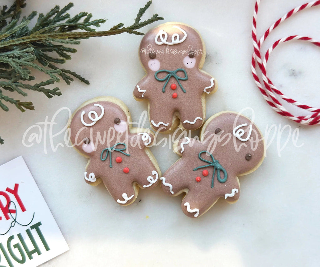 Cookie Cutters - Simple Advent Gingerboy - Cookie Cutter - The Sweet Designs Shoppe - TSDS - - advent,Advent Calendar,ALL,Christmas,Christmas / Winter,Christmas Cookies,Cookie Cutter,Ginger bread,Gingerboy,gingerbread,modern,Promocode,STL