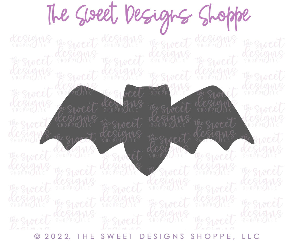 Cookie Cutters - Simple Bat - Cookie Cutter - Sweet Designs Shoppe - - ALL, Animal, Animals, Bat, Cookie Cutter, Customize, Fall / Halloween, halloween, Promocode