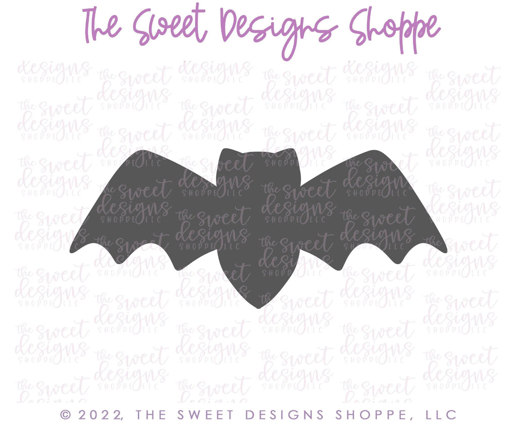 Cookie Cutters - Simple Bat - Cookie Cutter - The Sweet Designs Shoppe - - ALL, Animal, Animals, Bat, Cookie Cutter, Customize, Fall / Halloween, halloween, Promocode