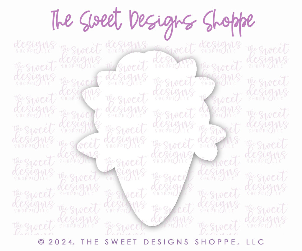 Cookie Cutters - Simple Bouquet 2024 - Cookie Cutter - The Sweet Designs Shoppe - - ALL, bouquet, Cookie Cutter, Flower, Flowers, Nature, new, Promocode, simple bouquet, STL, valentine, Valentines