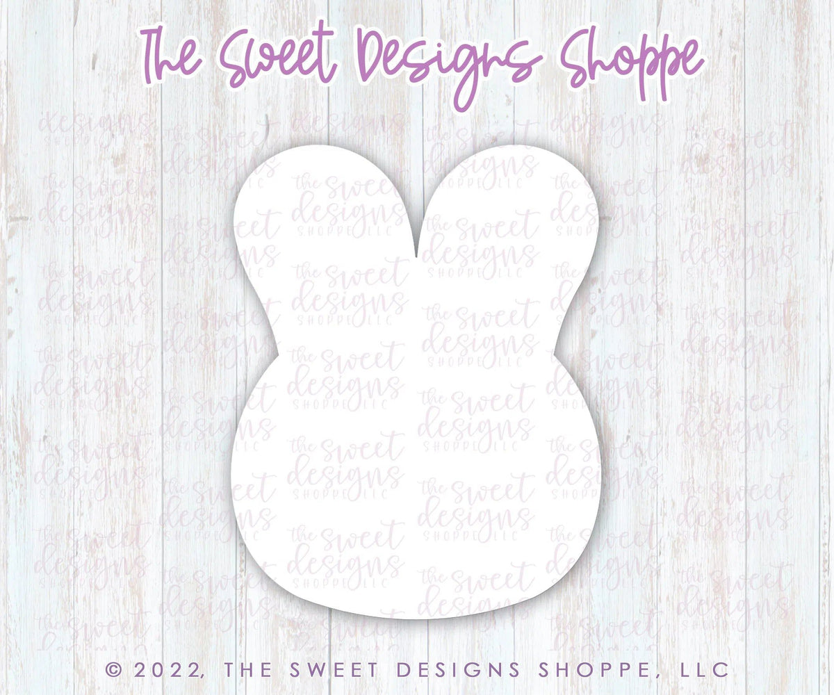 Cookie Cutters - Simple Bunny Face - Cookie Cutter - The Sweet Designs Shoppe - TSDS - - ALL,Animal,Animals,Animals and Insects,Bunny,Cookie Cutter,easter,Easter / Spring,Promocode,STL