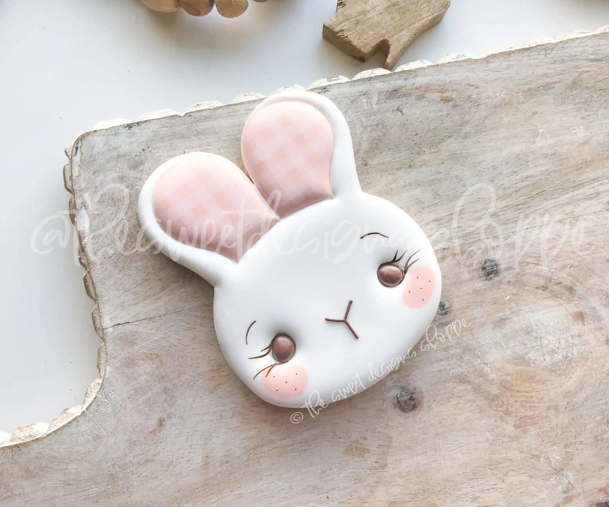 Cookie Cutters - Simple Bunny Face - Cookie Cutter - The Sweet Designs Shoppe - TSDS - - ALL,Animal,Animals,Animals and Insects,Bunny,Cookie Cutter,easter,Easter / Spring,Promocode,STL