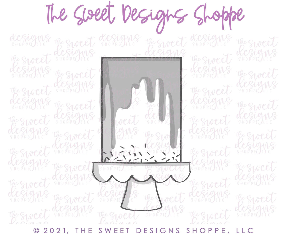 Cookie Cutters - Simple Cake - Cookie Cutter - The Sweet Designs Shoppe - TSDS - - ALL,Birthday,Cookie Cutter,kid,kids,Promocode,STL,Sweet,Sweets,Wedding,Wedding Favors