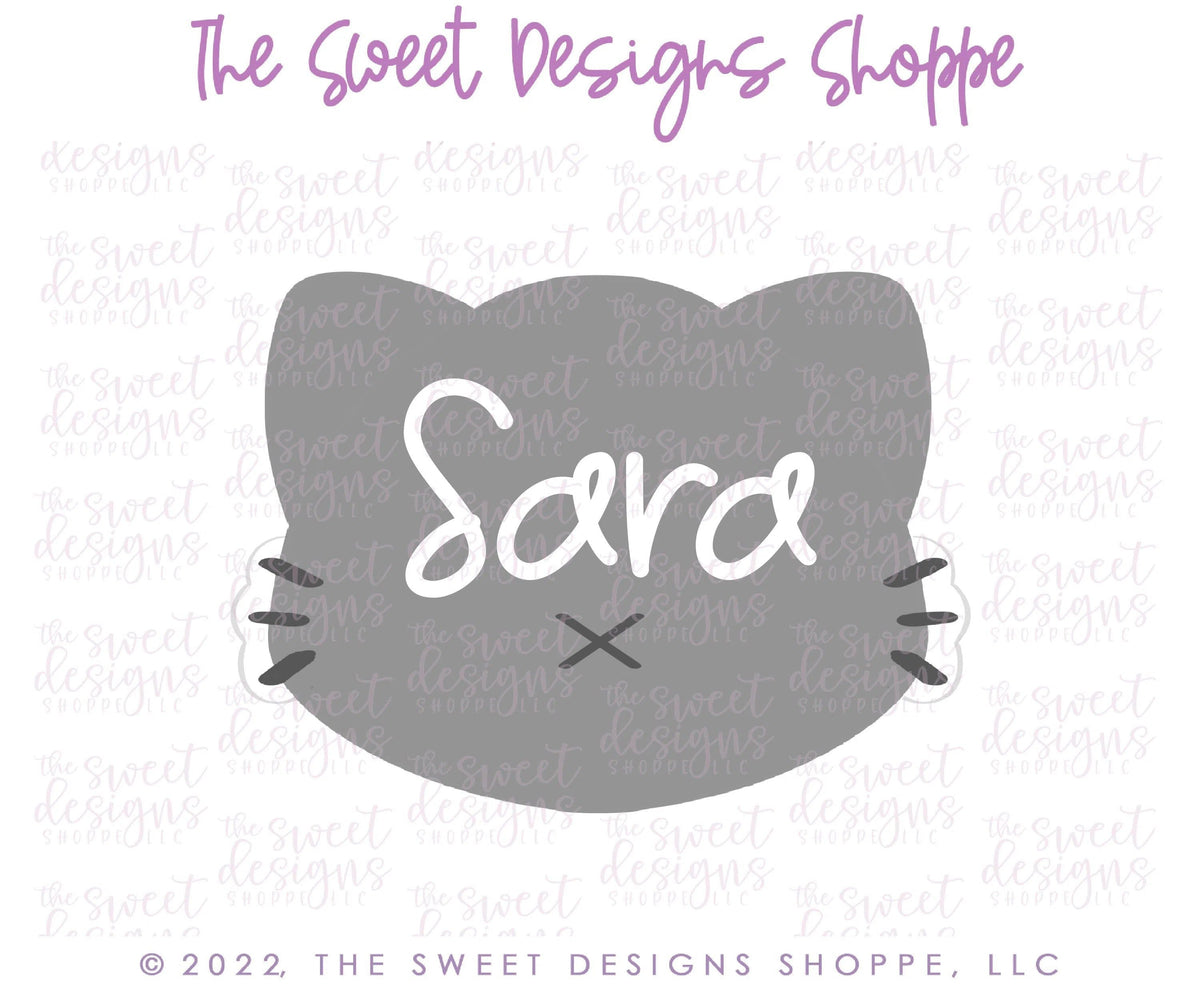 Cookie Cutters - Simple Cat Face - Cookie Cutter - The Sweet Designs Shoppe - TSDS - - ALL,Animal,Animals,Animals and Insects,Cat,Cookie Cutter,Fall / Halloween,Halloween,Promocode,STL