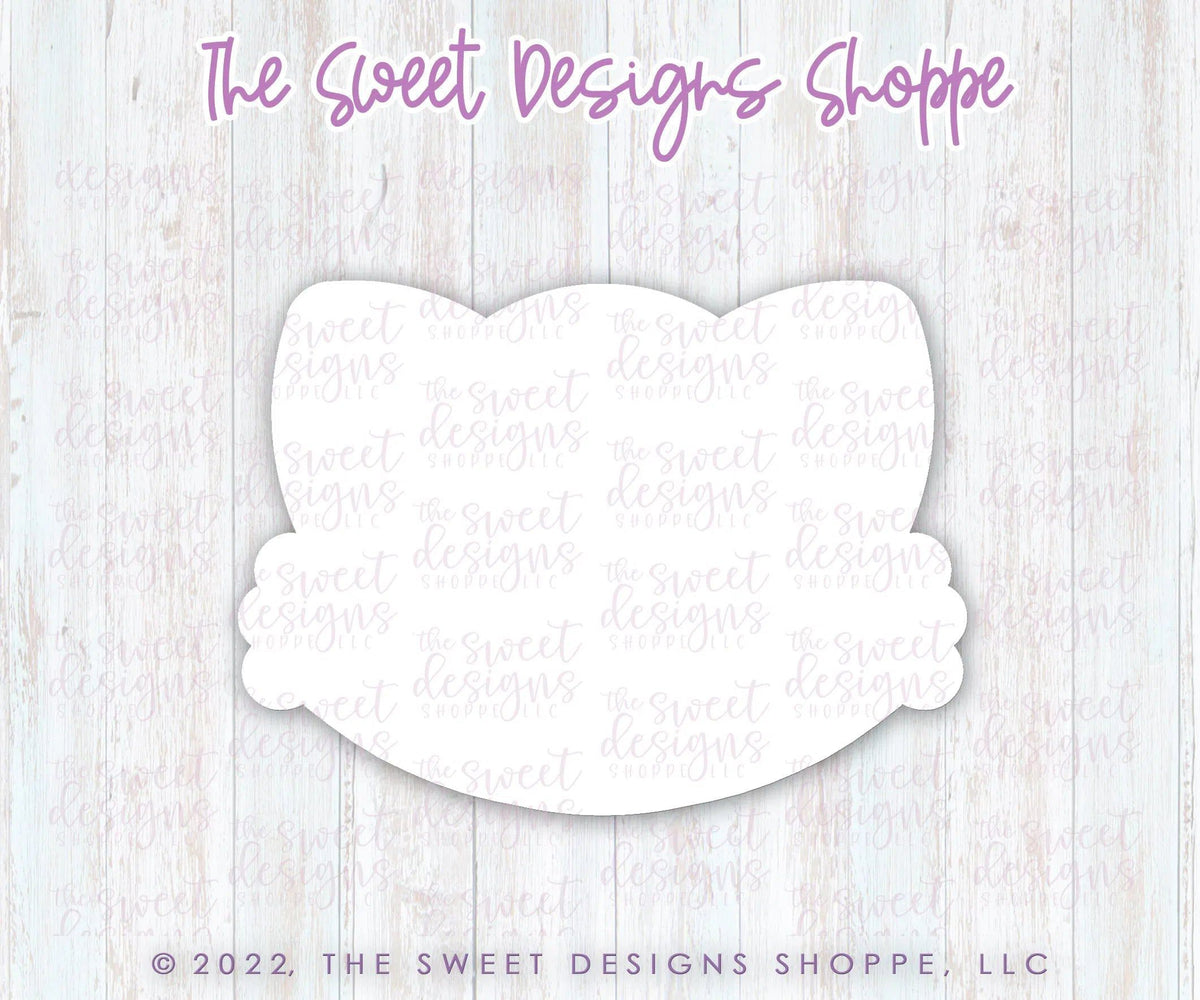 Cookie Cutters - Simple Cat Face - Cookie Cutter - The Sweet Designs Shoppe - TSDS - - ALL,Animal,Animals,Animals and Insects,Cat,Cookie Cutter,Fall / Halloween,Halloween,Promocode,STL