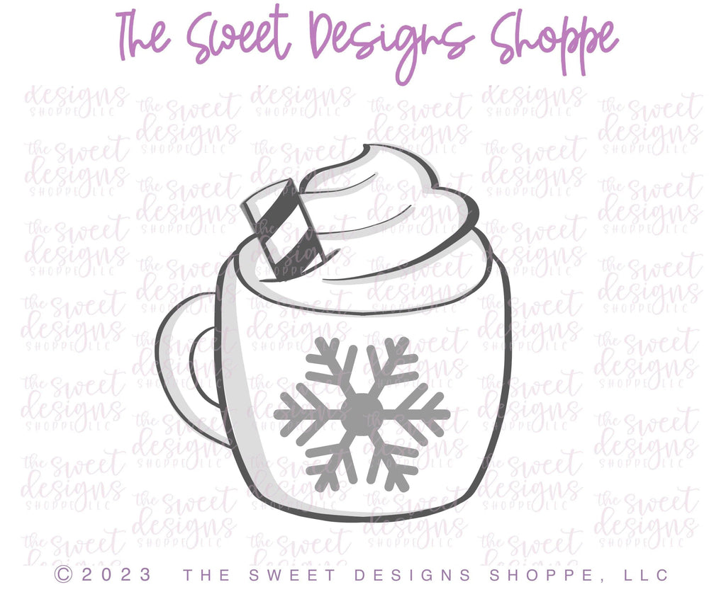 Cookie Cutters - Simple Christmas Mug - Cookie Cutter - The Sweet Designs Shoppe - - advent, Advent Calendar, ALL, beverage, beverages, Christmas, Christmas / Winter, Coffee, Fall, Fall / Halloween, Fall / Thanksgiving, Food and Beverage, Food beverages, mug, mugs, Promocode