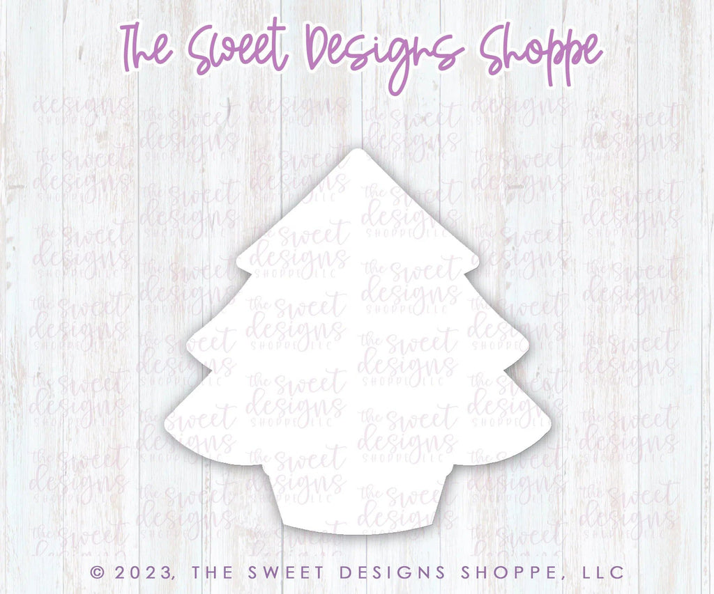 Cookie Cutters - Simple Christmas Tree - Cookie Cutter - The Sweet Designs Shoppe - - advent, ALL, Christmas, Christmas / Winter, Christmas Cookies, Cookie Cutter, modern, Nature, Promocode