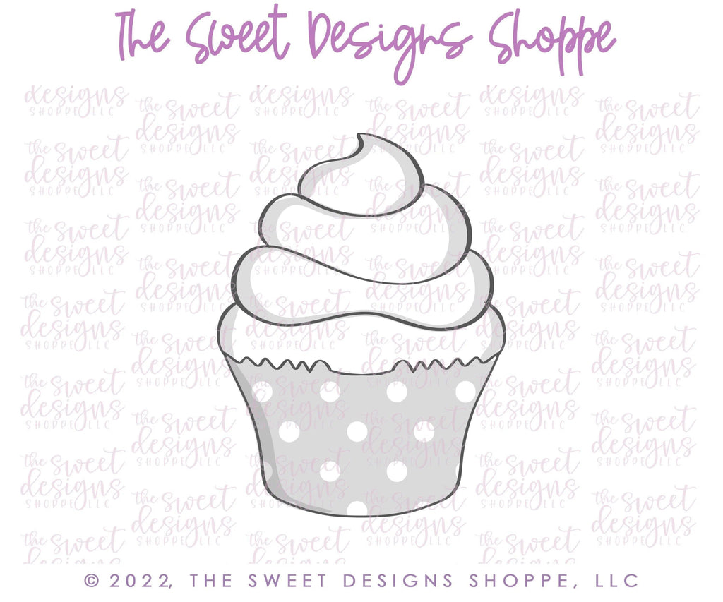 Cookie Cutters - Simple Cupcake - Cookie Cutter - The Sweet Designs Shoppe - TSDS - - ALL,Birthday,candles,celebration,Cookie Cutter,happybirthdday,Lady Milk Stache,Lady MilkStache,LadyMilkStache,Promocode