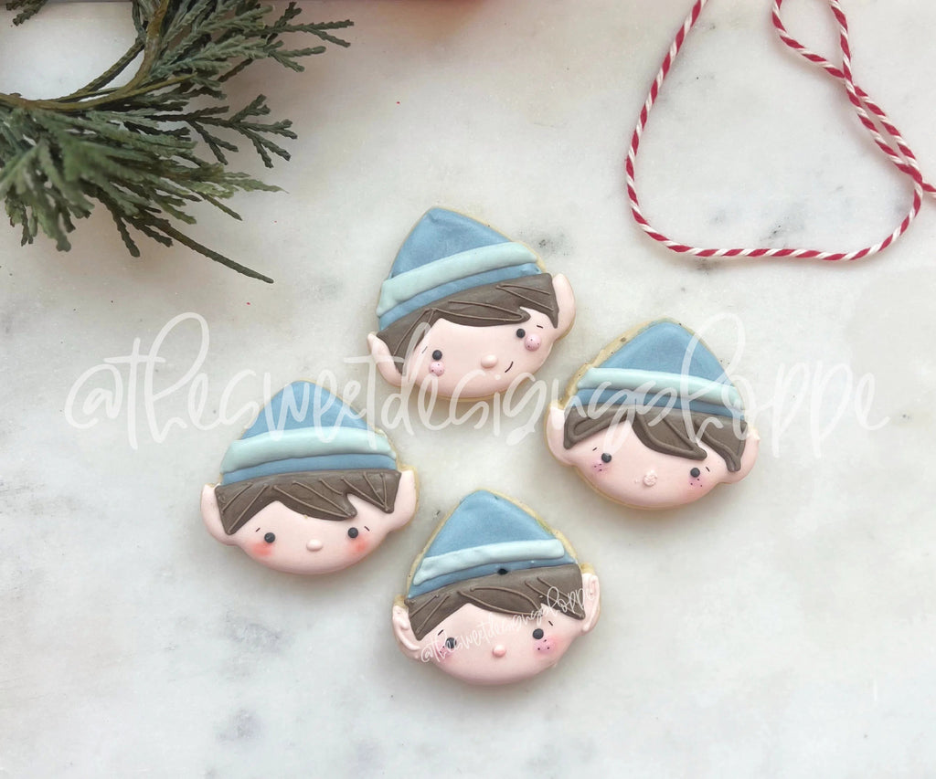 Cookie Cutters - Simple Elf Face - Cookie Cutter - Sweet Designs Shoppe - - advent, Advent Calendar, ALL, Christmas, Christmas / Winter, Christmas Cookies, Cookie Cutter, Elf, elf face, Promocode, Santa, toys
