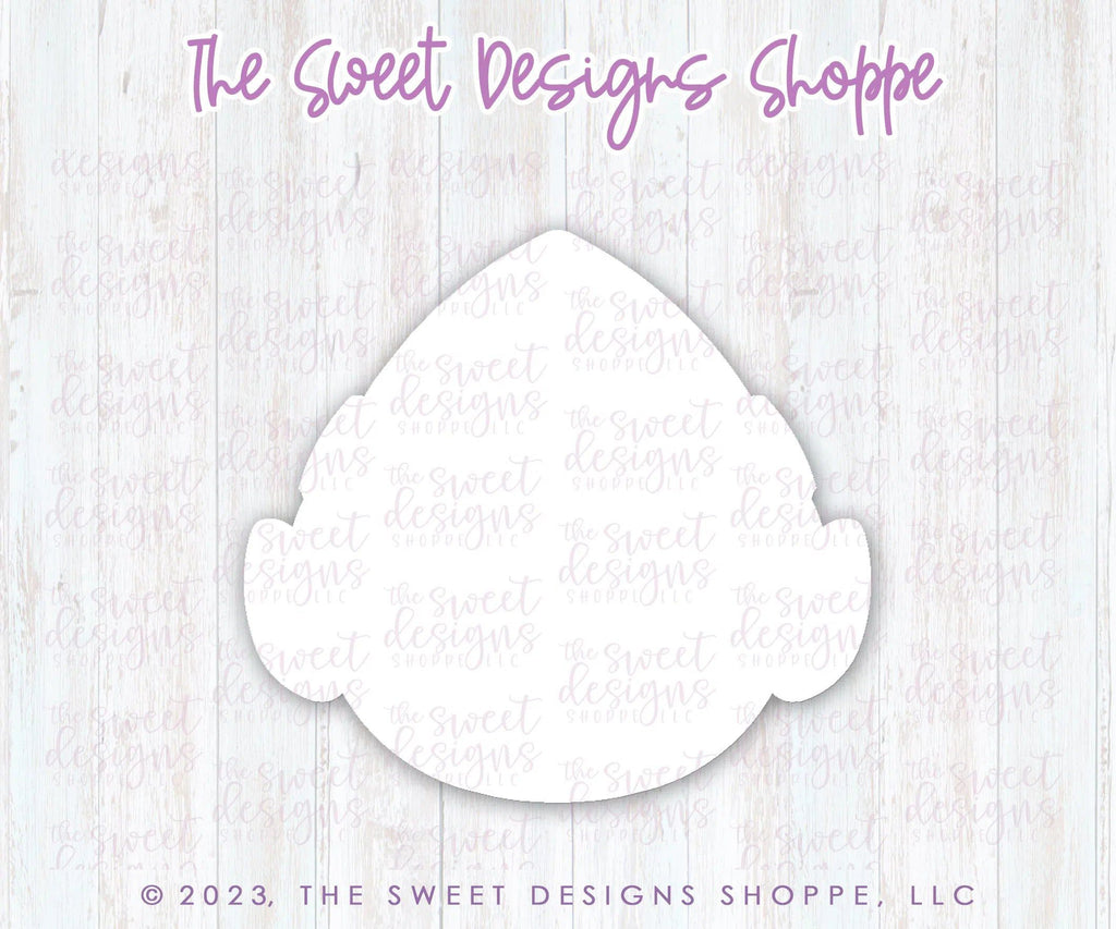 Cookie Cutters - Simple Elf Face - Cookie Cutter - The Sweet Designs Shoppe - TSDS - - advent,Advent Calendar,ALL,Christmas,Christmas / Winter,Christmas Cookies,Cookie Cutter,Elf,elf face,Promocode,Santa,toys