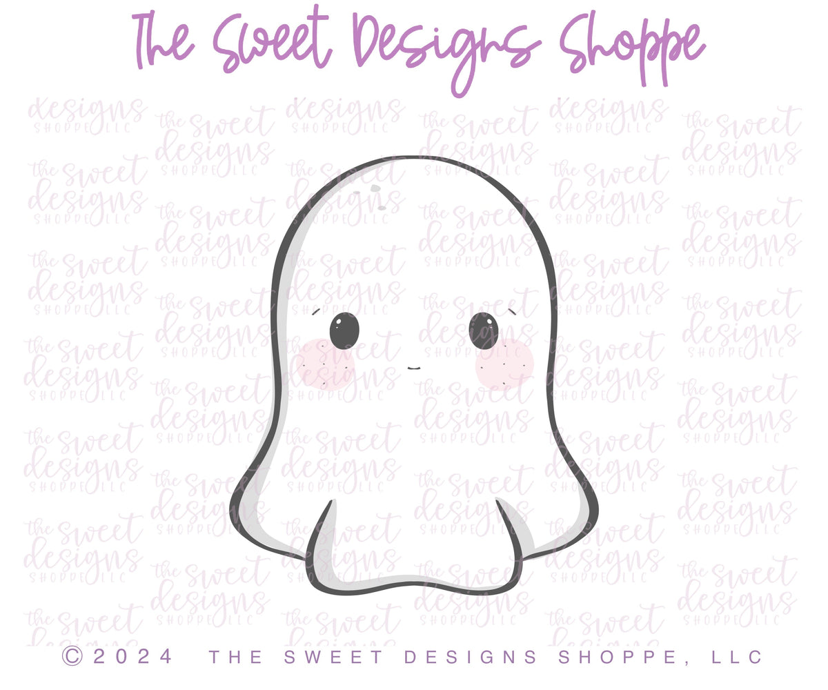 Cookie Cutters - Simple Ghost 2024 - Cookie Cutter - The Sweet Designs Shoppe - TSDS - - ALL,Cookie Cutter,halloween,Promocode,STL