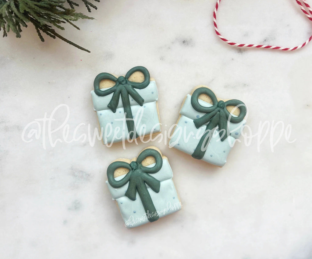 Cookie Cutters - Simple Gift - Cookie Cutter - The Sweet Designs Shoppe - - advent, ALL, Birthday, Christmas, Christmas / Winter, Christmas Cookies, Cookie Cutter, Gift, modern, Promocode