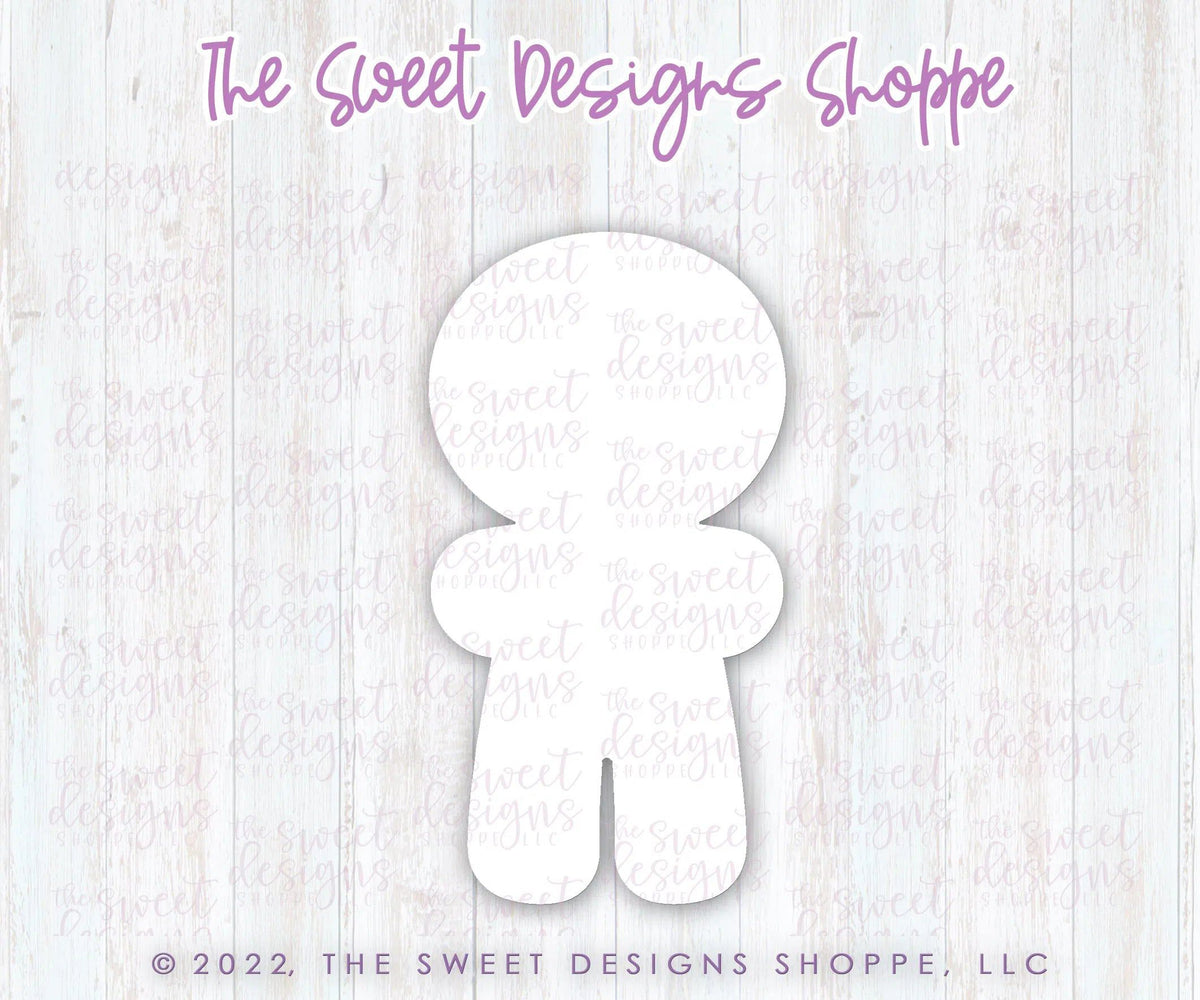Cookie Cutters - Simple Gingerboy - Cookie Cutter - The Sweet Designs Shoppe - TSDS - - ALL,Christmas,Christmas / Winter,Cookie Cutter,Ginger boy,Ginger bread,gingerbread,gingerbread man,Promocode,STL