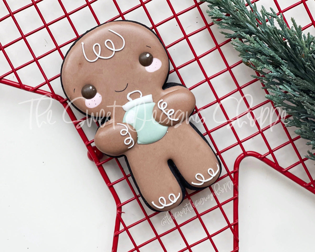 Cookie Cutters - Simple Gingerboy - Cookie Cutter - The Sweet Designs Shoppe - TSDS - - ALL,Christmas,Christmas / Winter,Cookie Cutter,Ginger boy,Ginger bread,gingerbread,gingerbread man,Promocode,STL