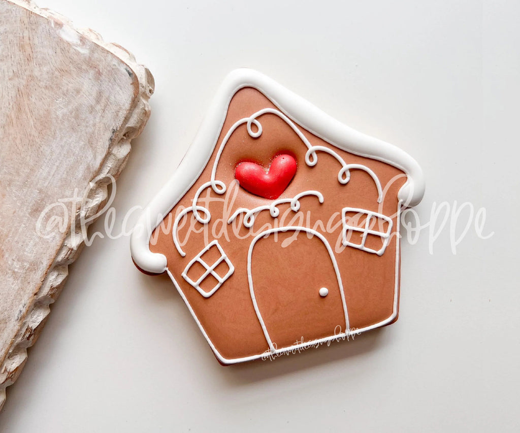 Cookie Cutters - Simple Gingerbread House - Cookie Cutter - Sweet Designs Shoppe - - advent, Advent Calendar, ALL, Candy, Christmas, Christmas / Winter, Cookie Cutter, Decoration, Ginger bread, GingerBread, GingerHouse, House, Miscellaneous, Promocode, Winter