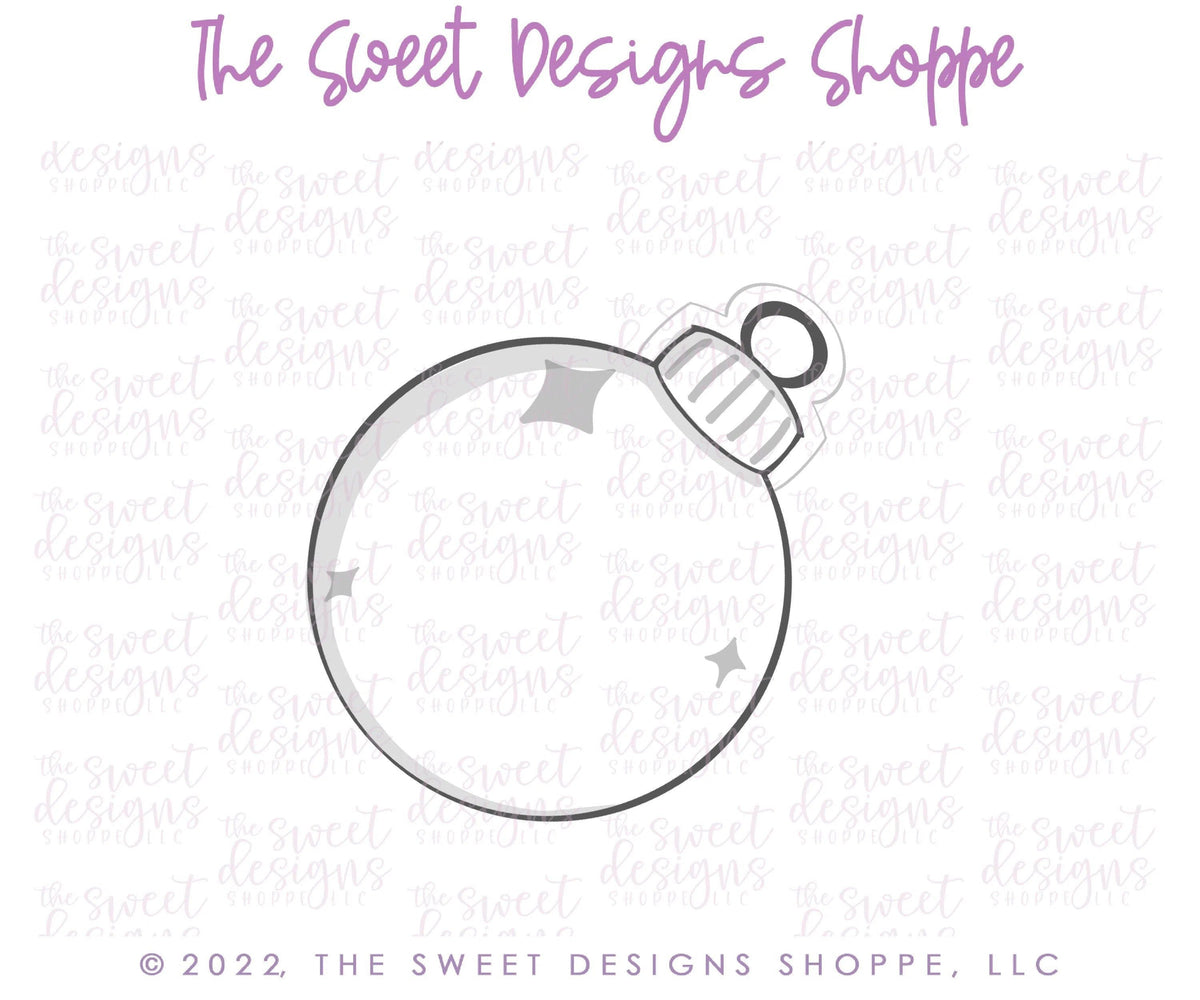 Cookie Cutters - Simple Ornament - Cookie Cutter - The Sweet Designs Shoppe - TSDS - - ALL,Christmas,Christmas / Winter,Christmas Cookies,Cookie Cutter,Ornament,Promocode,STL