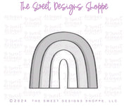 Cookie Cutters - Simple Rainbow - Cookie Cutter - The Sweet Designs Shoppe - TSDS - - ALL,Cookie Cutter,Holiday,nature,patrick,patrick's,Promocode,St paddy,ST PATRICK,St Patrick’s Day,St. Pat,St. Patricks,STL,summer