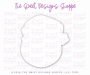 Cookie Cutters - Simple Santa Face 2026 - Cookie Cutter - The Sweet Designs Shoppe - TSDS - - ALL,Christmas,Christmas / Winter,christmas 2026,Cookie Cutter,Food,new,Promocode,Santa Face,Simple Santa Face 2026,STL