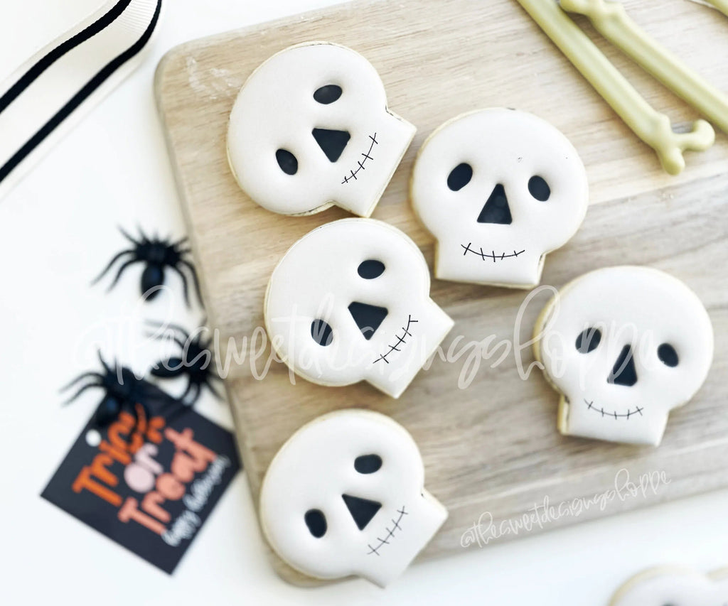 Cookie Cutters - Simple Skull - Cookie Cutter - Sweet Designs Shoppe - - ALL, cookie cutters, Customize, Day of the dead, Day of the Death, dia de los muertos, Dia de Muertos, Fall / Halloween, halloween, Mexico, Miscellaneous, monster, Promocode, Skull, Zombies