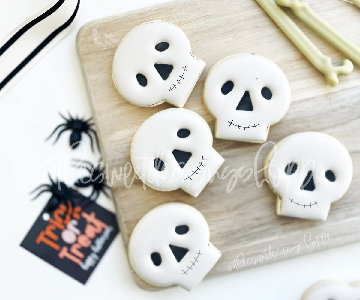 Cookie Cutters - Simple Skull - Cookie Cutter - The Sweet Designs Shoppe - TSDS - - ALL,Cookie Cutter,cookie cutters,Customize,Day of the dead,Day of the Death,dia de los muertos,Dia de Muertos,Fall / Halloween,halloween,Mexico,Miscellaneous,monster,Promocode,Skull,STL,Zombies