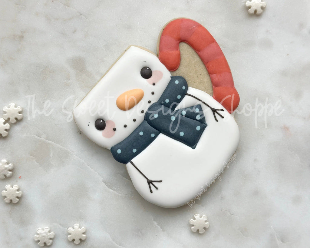 Cookie Cutters - Simple Snowman Mug - Cookie Cutter - The Sweet Designs Shoppe - - ALL, beverage, beverages, Christmas, Christmas / Winter, Coffee, Food and Beverage, Food beverages, mug, mugs, Promocode