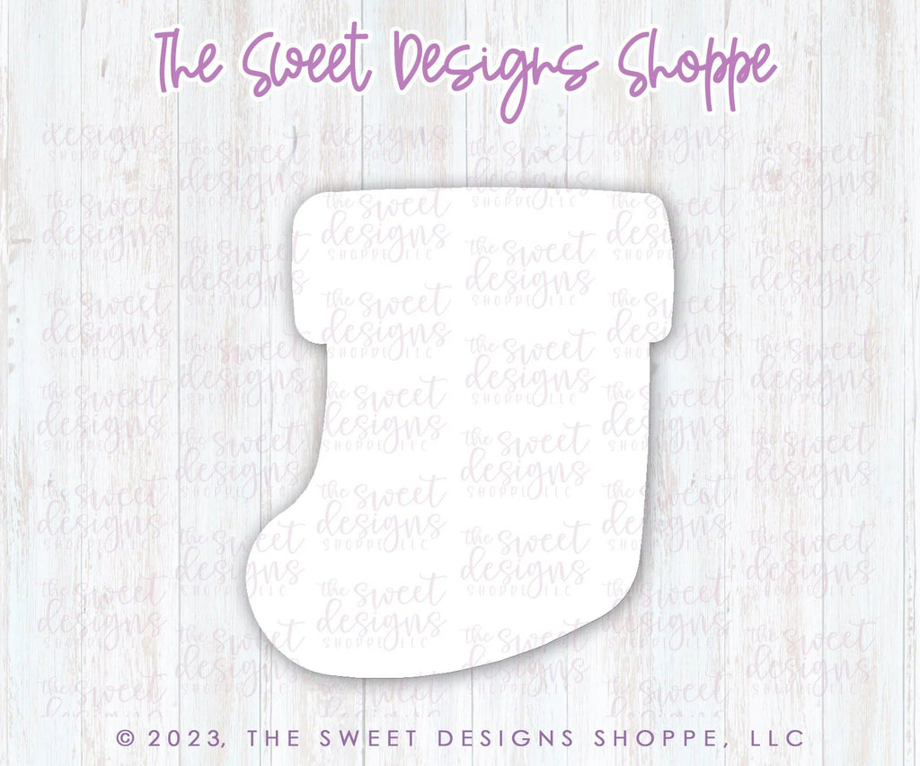 Cookie Cutters - Simple Stocking - Cookie Cutter - The Sweet Designs Shoppe - TSDS - - advent,Advent Calendar,ALL,Christmas,Christmas / Winter,Christmas Cookies,Cookie Cutter,modern,Promocode,STL