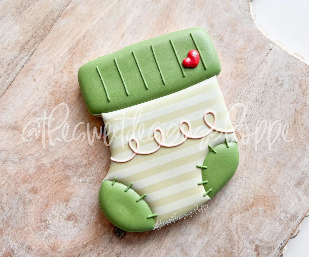 Cookie Cutters - Simple Stocking - Cookie Cutter - The Sweet Designs Shoppe - TSDS - - advent,Advent Calendar,ALL,Christmas,Christmas / Winter,Christmas Cookies,Cookie Cutter,modern,Promocode,STL